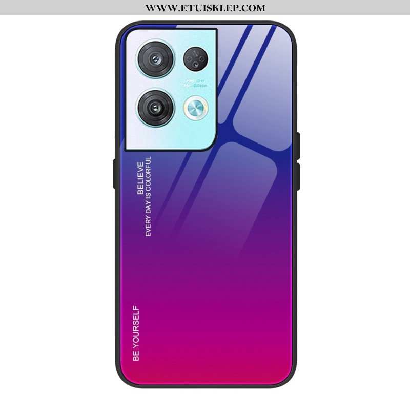 Etui do Oppo Reno 8 Pro Uwierz W Szkło Hartowane